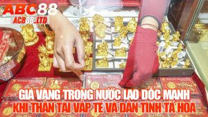 Giá vàng trong nước lao dốc mạnh: Khi thần tài vấp té và dân tình tá hoả
