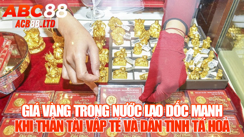 Giá vàng trong nước lao dốc mạnh: Khi thần tài vấp té và dân tình tá hoả